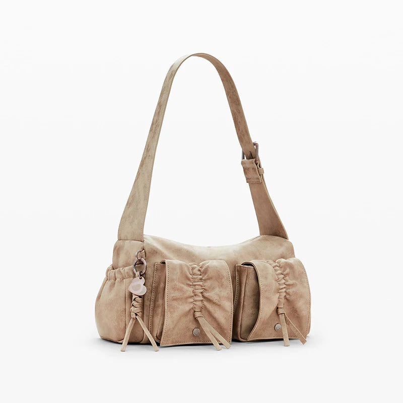 MULTI POCKET SHOULDER BAG