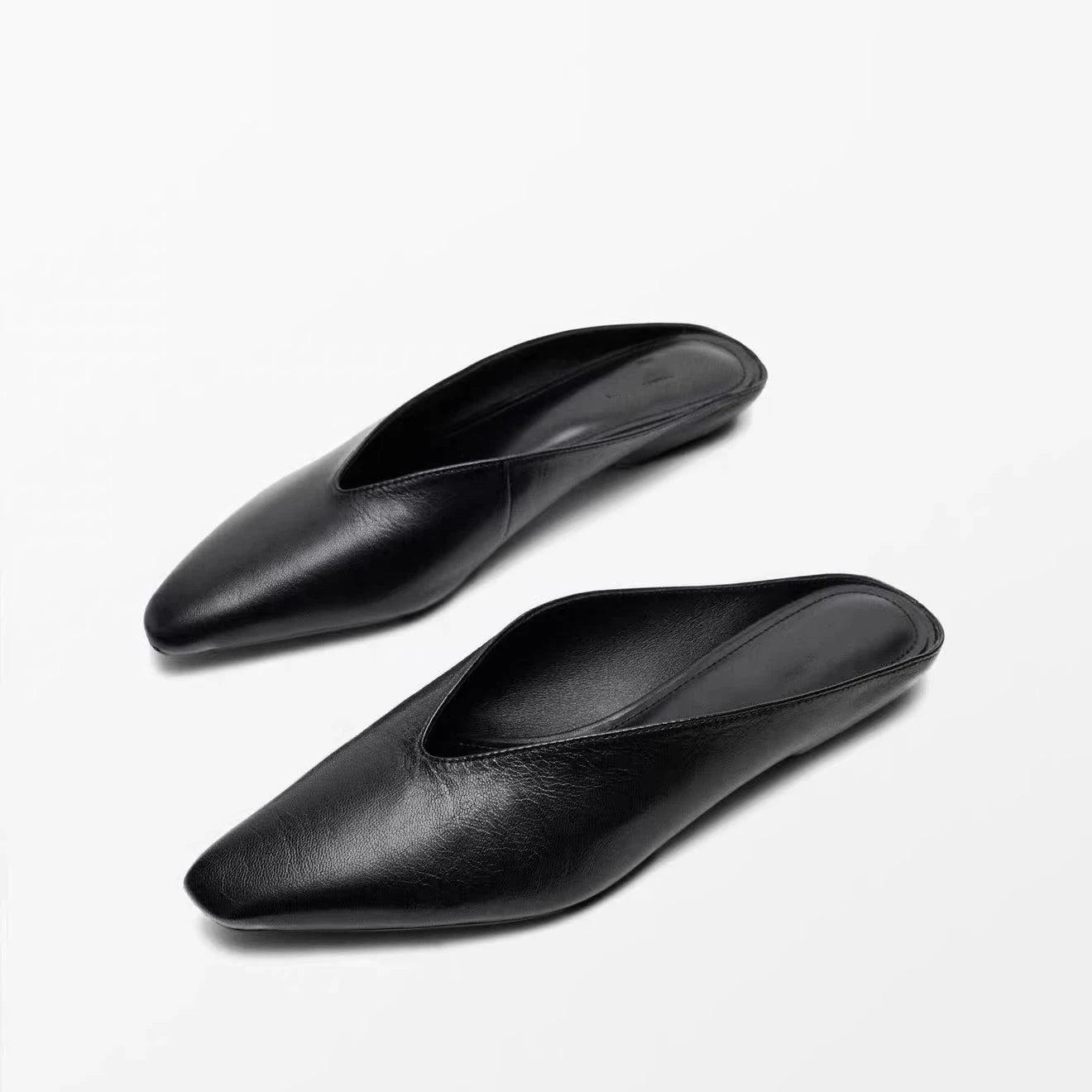 MM27 Open Heel Flat Mule