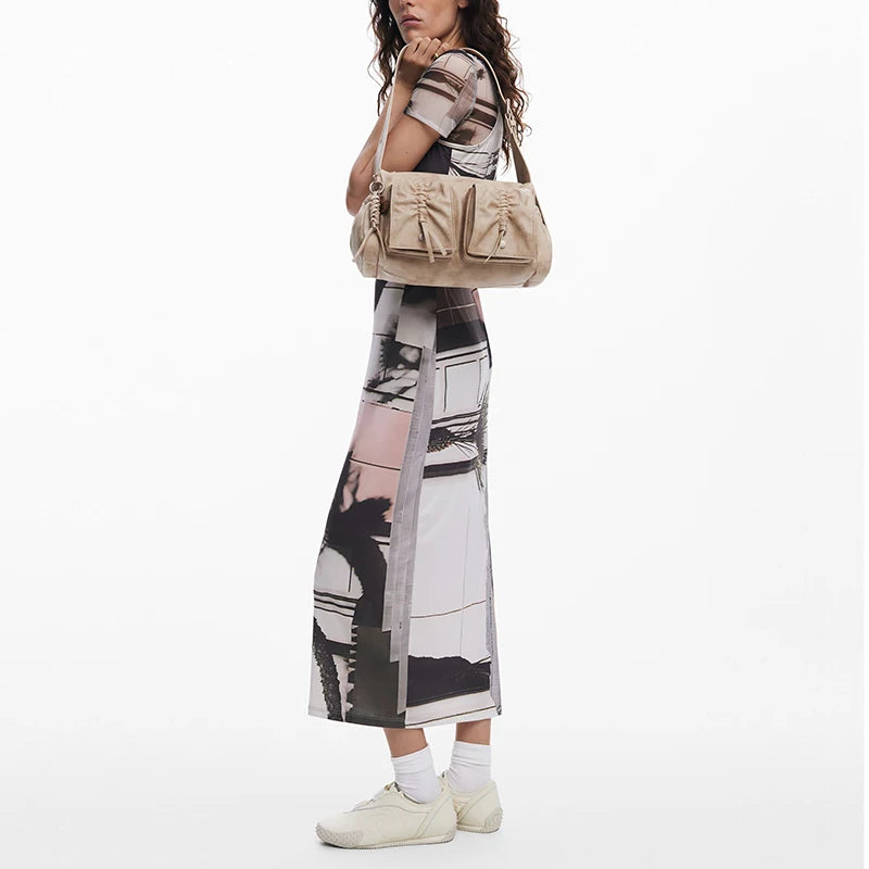 MULTI POCKET SHOULDER BAG