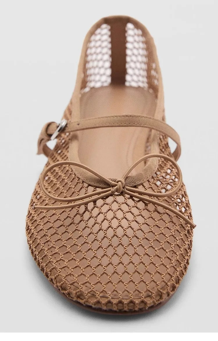 MM10 Mesh Summer Ballet Flats