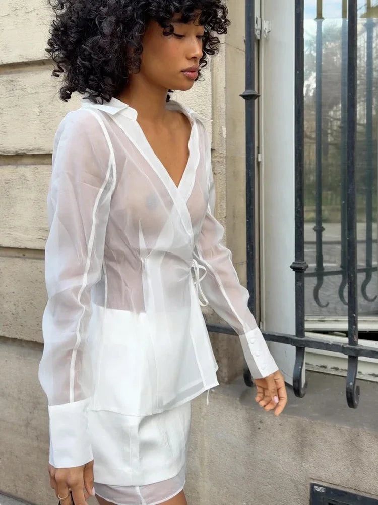 Muri Mesh Blouse