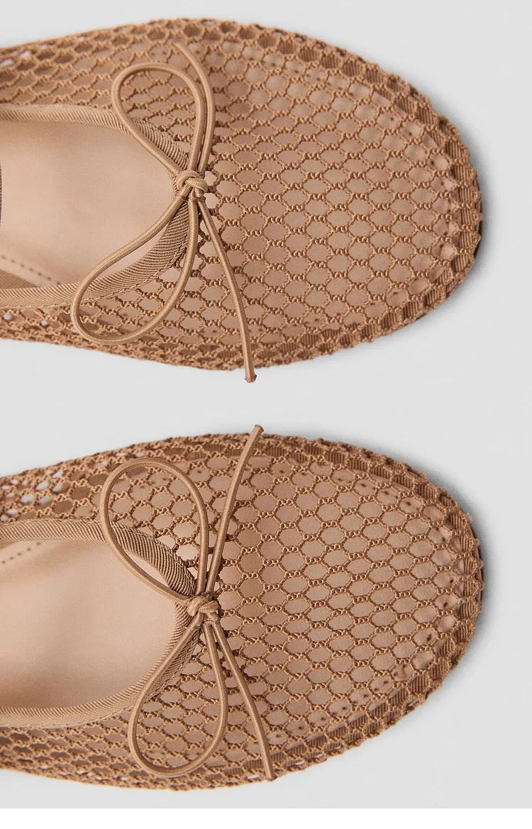 MM10 Mesh Summer Ballet Flats