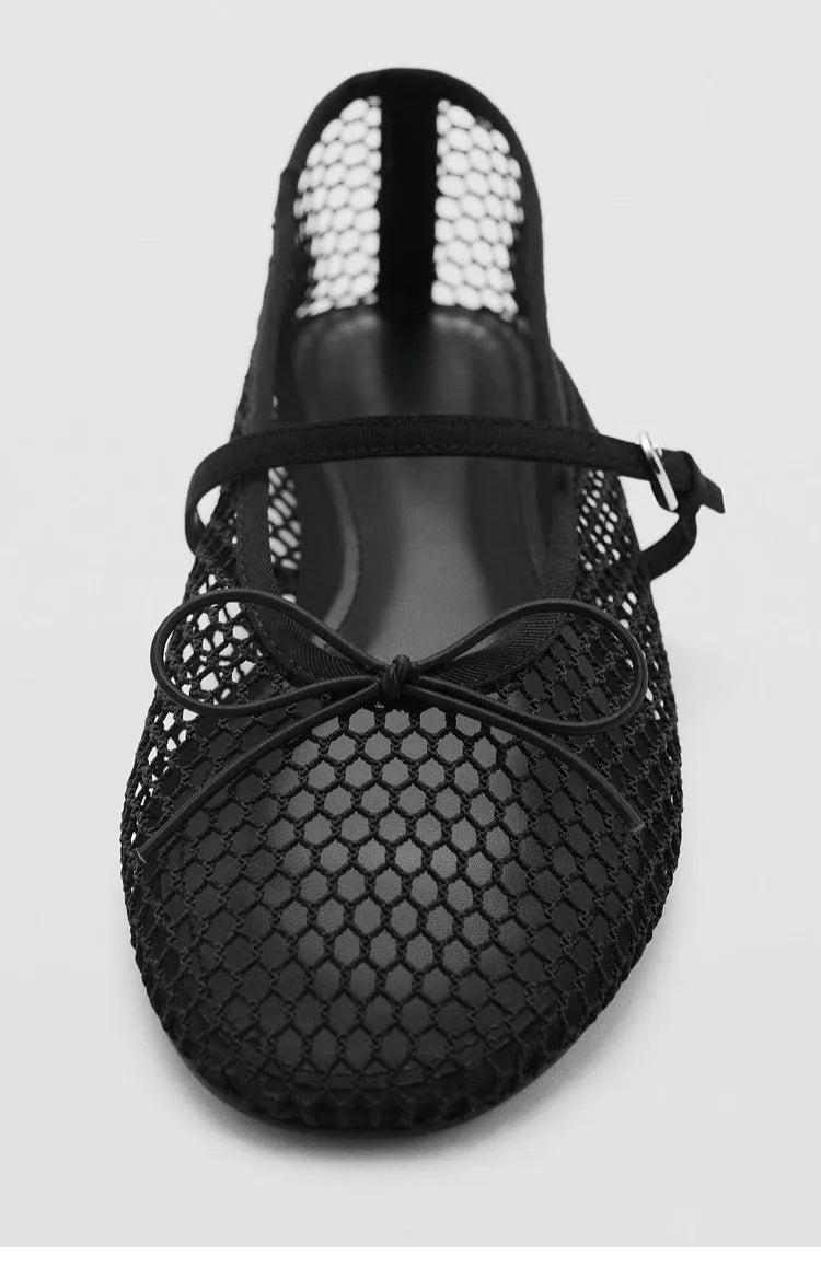 MM10 Mesh Summer Ballet Flats