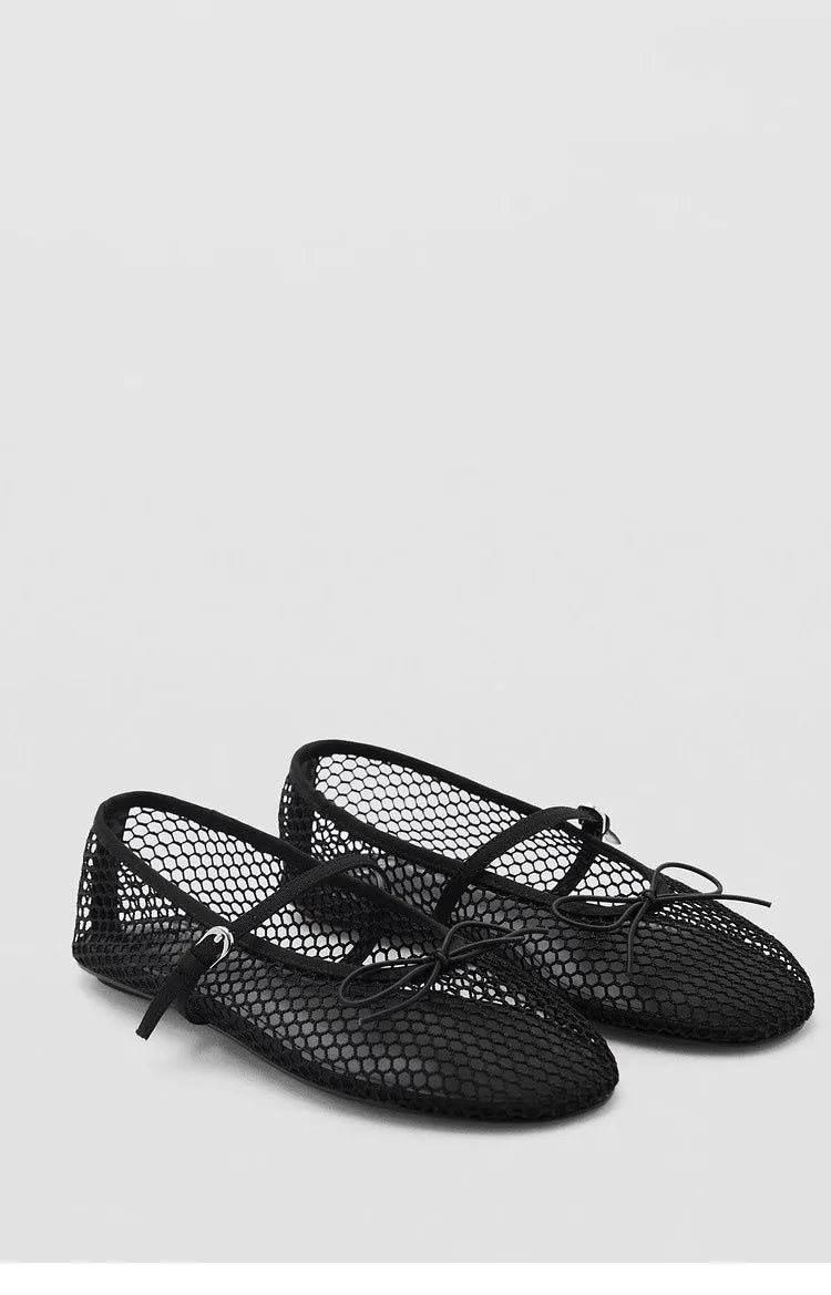 MM10 Mesh Summer Ballet Flats