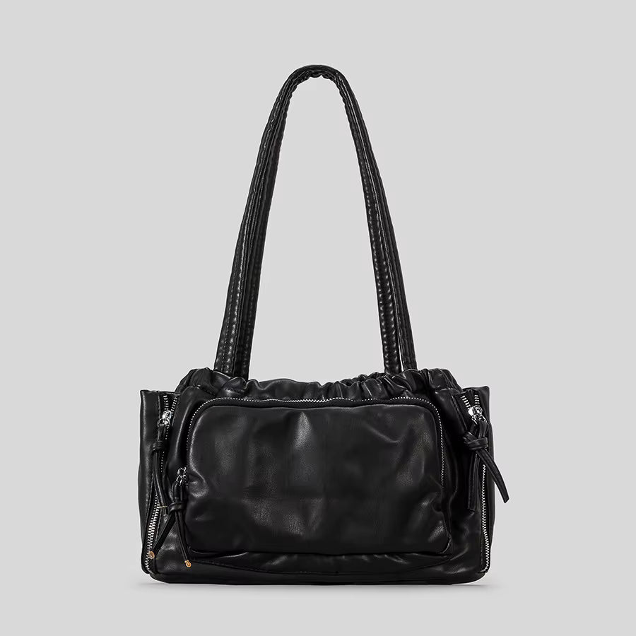 Soft Ruched Shoulder Bag