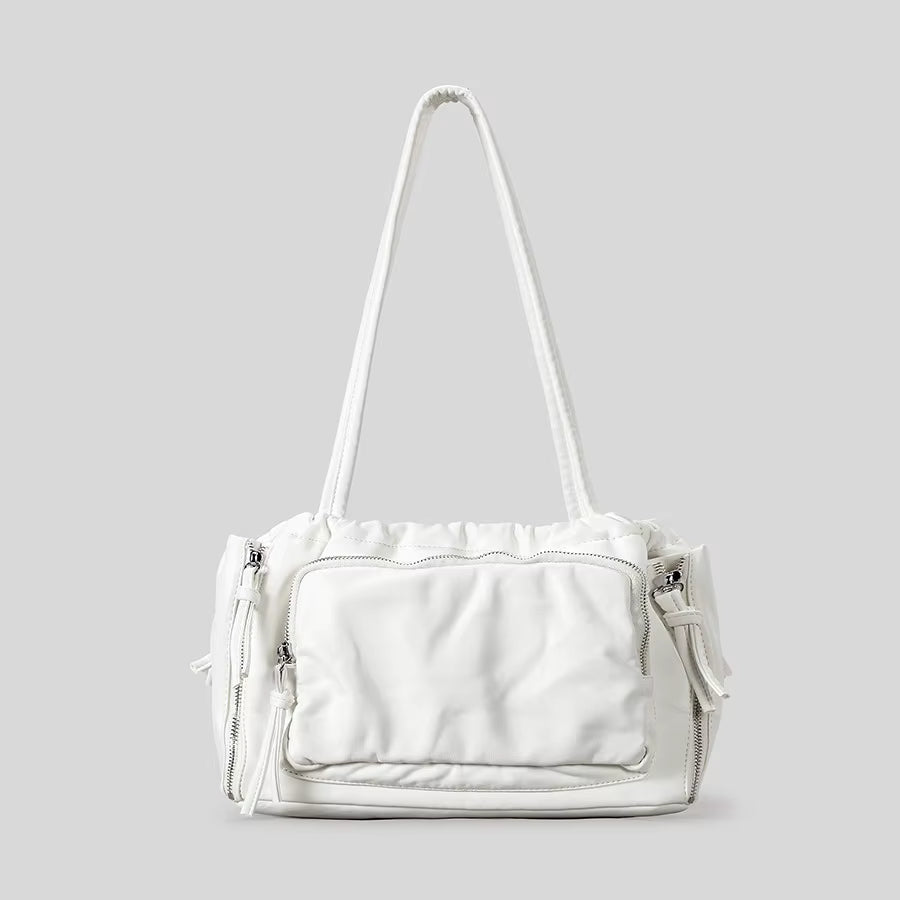 Soft Ruched Shoulder Bag